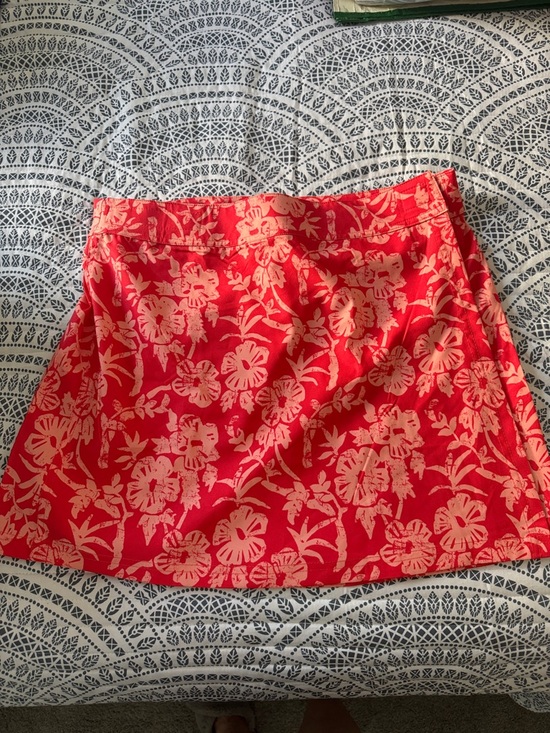 Ripskirt Hawaii Dresses & Skirts - Ripskirt Hawaii Coral Red Floral A-Line Skirt